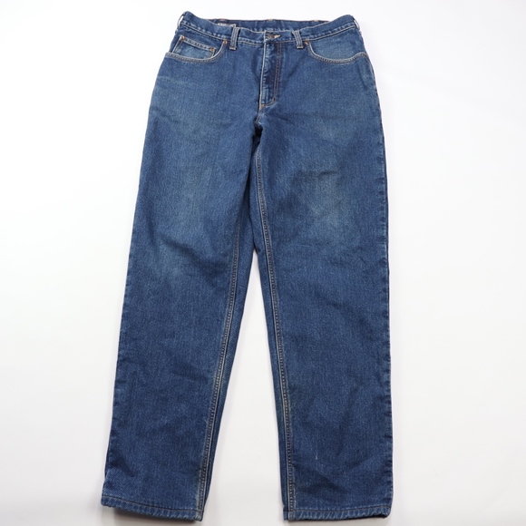 lands end men's flannel lined jeans